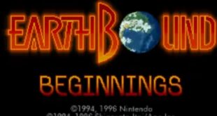 EarthBound Beginnings video game title screen