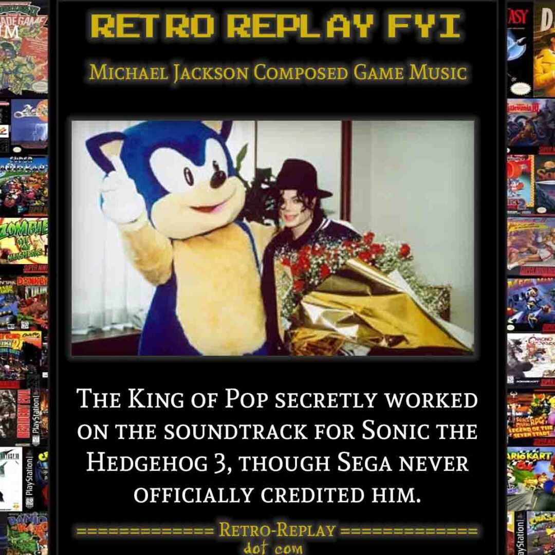 Sonic the Hedgehog with THE KING OF POP and flowers.