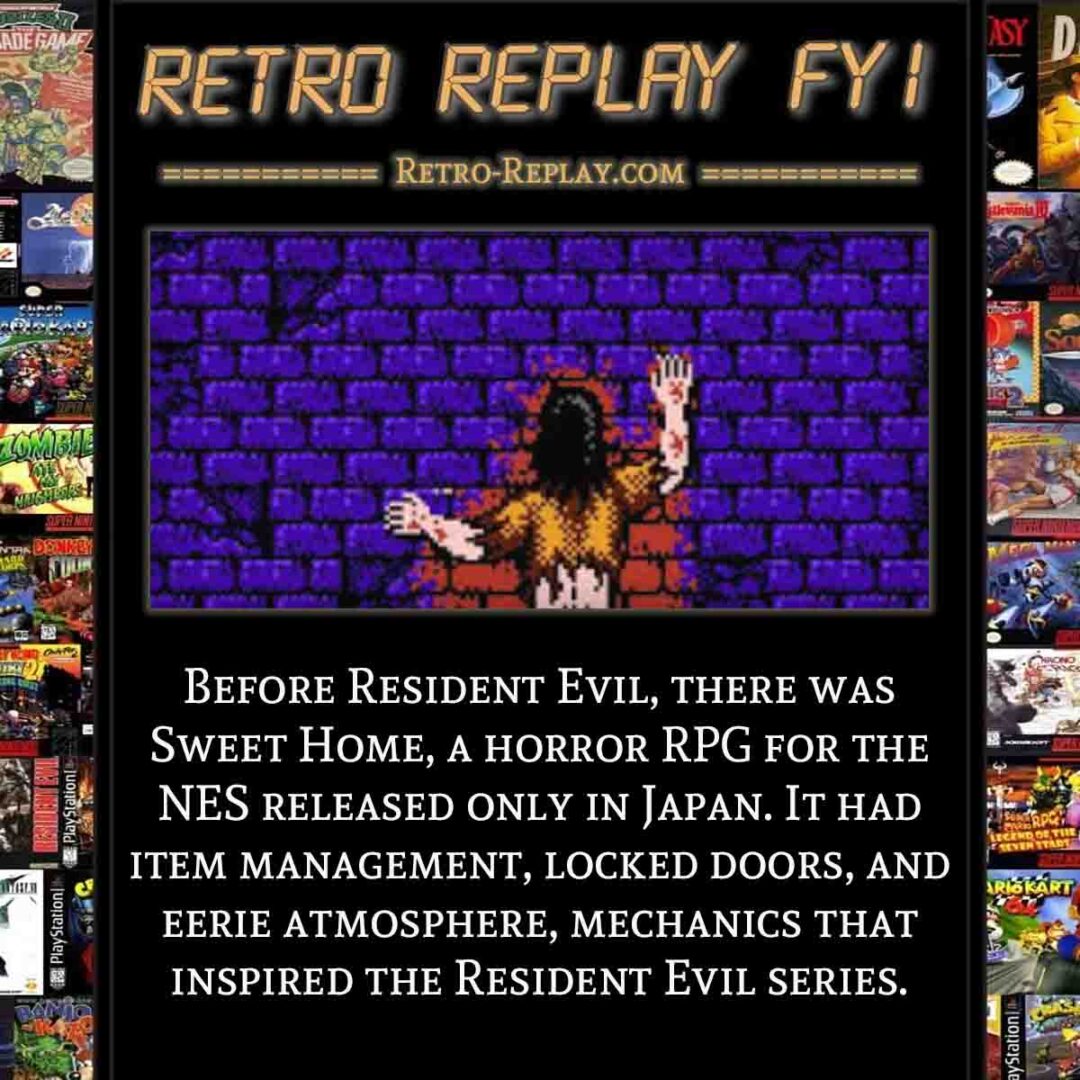 Retro gaming: Sweet Home, Resident Evil's inspiration.