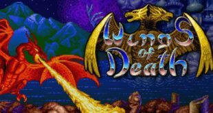 Red dragon battling in Wings of Death game