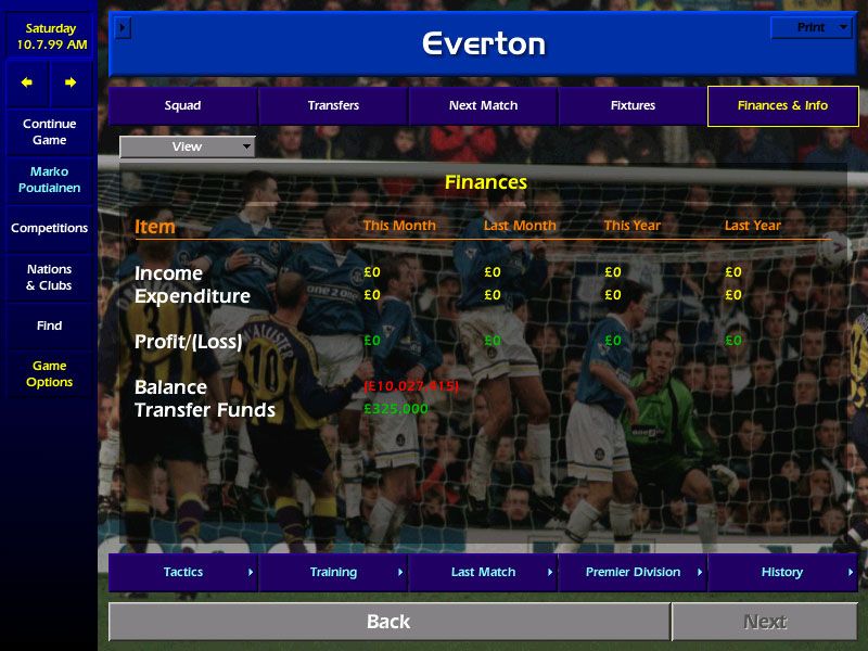 Championship Manager: Season 99/00 - Image 6