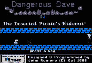 Dangerous Dave in the Deserted Pirate's Hideout!