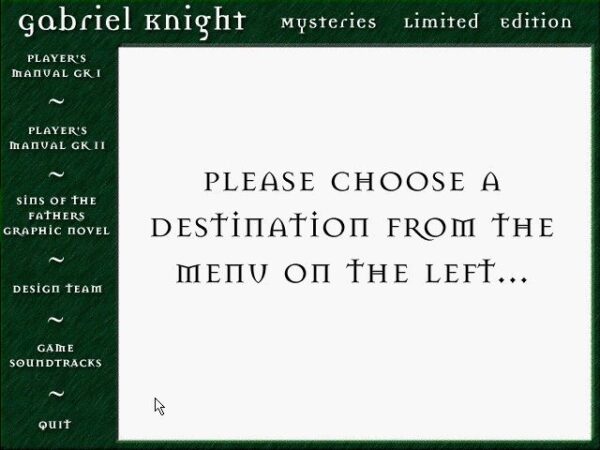 Gabriel Knight Mysteries: Limited Edition - Image 3