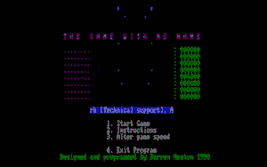 The Game With No Name