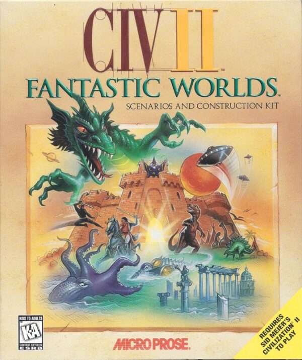 Civilization II Fantastic Worlds Scenarios and Construction Kit Big