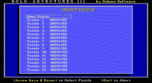 Bolo Adventures III