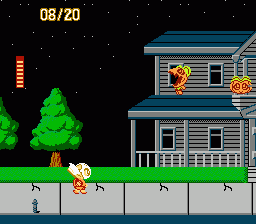 Colorful video game scene with animated characters.