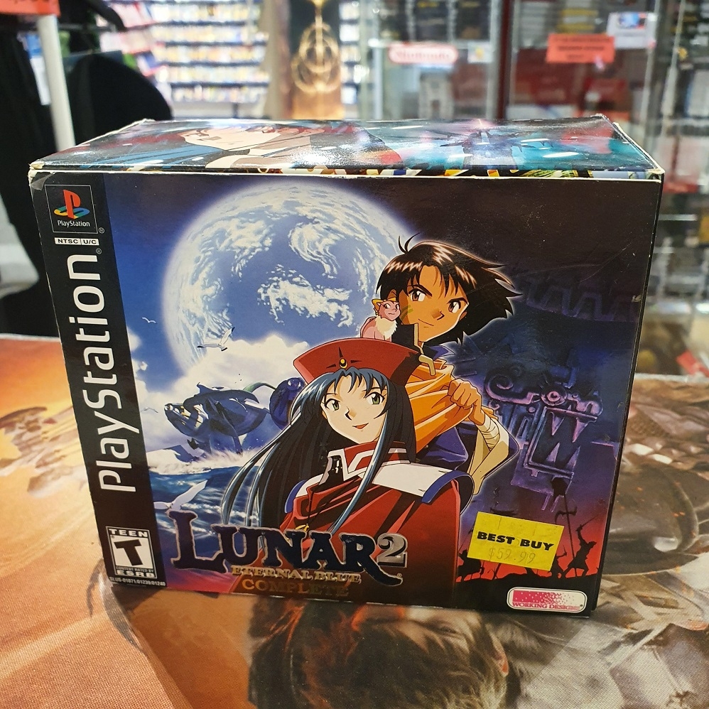 Lunar 2 Eternal Blue Complete video game box art