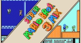 Gameplay scenes from Super Mario Bros. 3 Mix