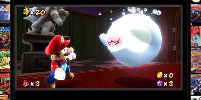 Mario meets Boo, inspired by Tezuka's wife.