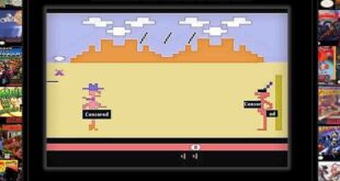 Retro game Custer's Revenge gameplay screenshot