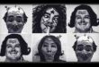 Creepy faces from Game Boy Camera's hidden feature.