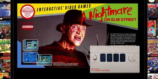 A Nightmare on Elm Street NES game advertisement
