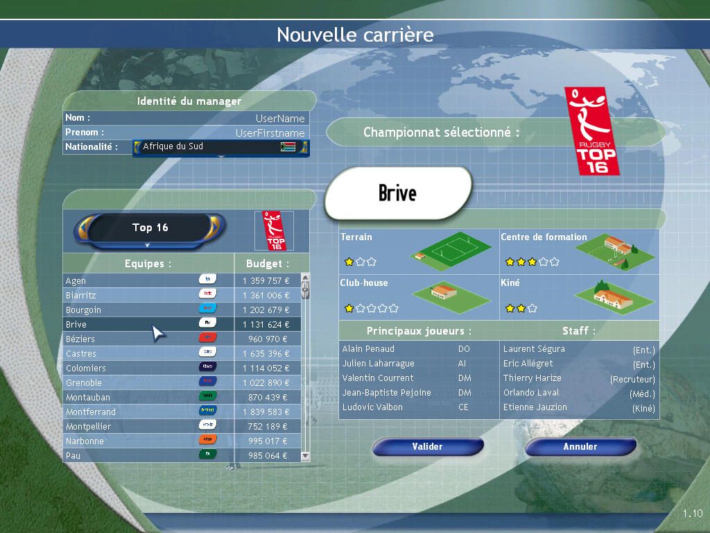 Pro Rugby Manager - Image 4