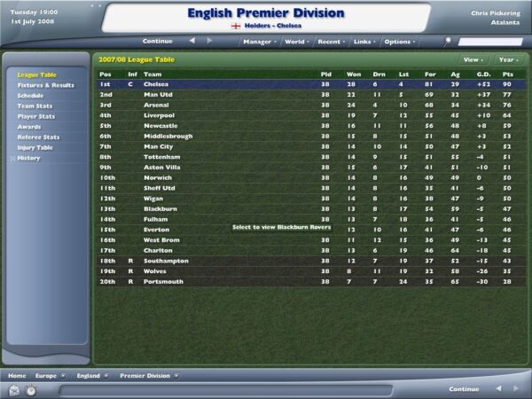Worldwide Soccer Manager 2006 - Image 2