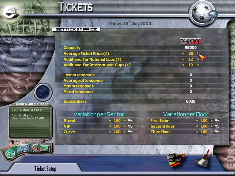 Euro Club Manager 2003-04 - Image 5