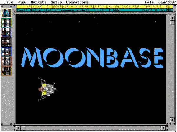Moonbase Blue Moonbase - Retro Replay