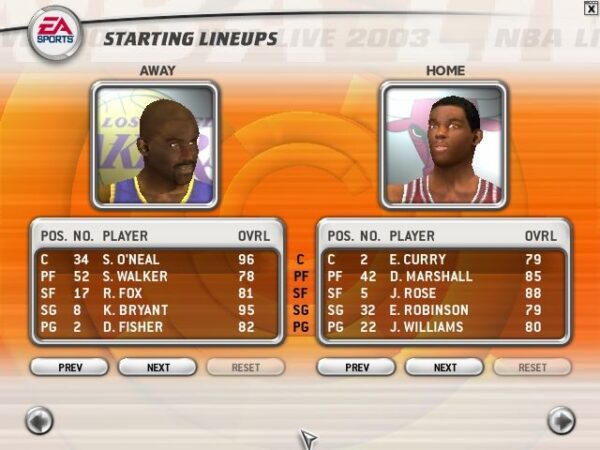 NBA Live 2003 - Retro Replay
