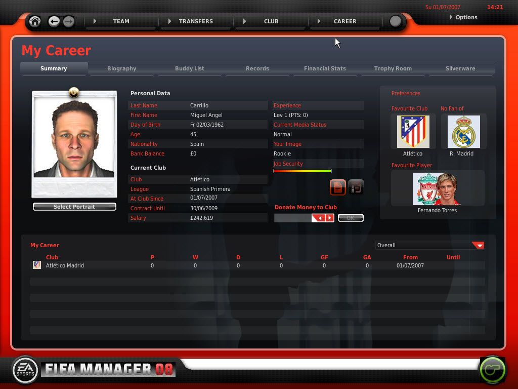 FIFA Manager 08 - Image 6