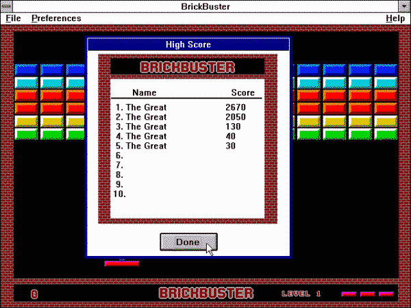 Brickbuster - Retro Replay