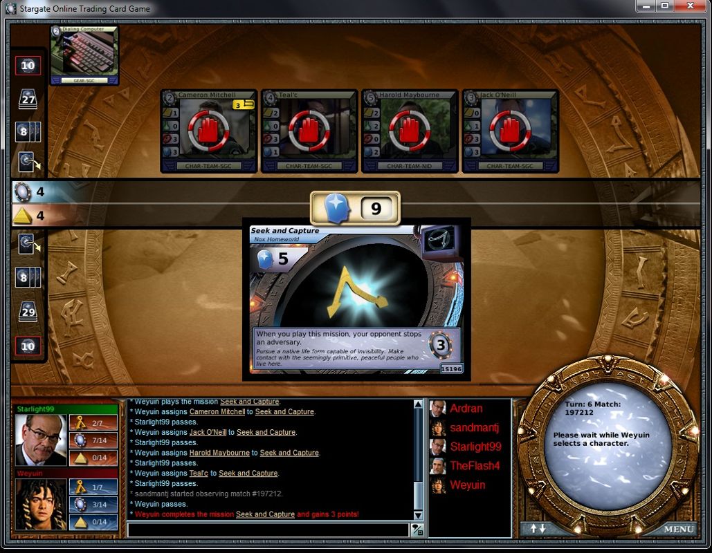Stargate Online Trading Card Game - Image 5