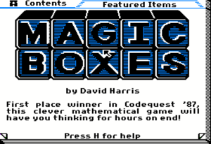 Magic Boxes