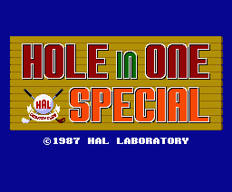 Hole in One Special