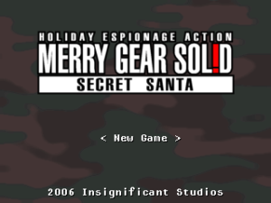 Merry Gear Sol!d: Secret Santa