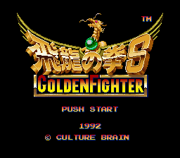 Hiryū No Ken S: Golden Fighter