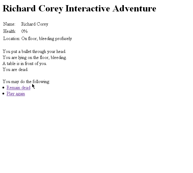 Richard Corey Interactive Adventure - Image 4