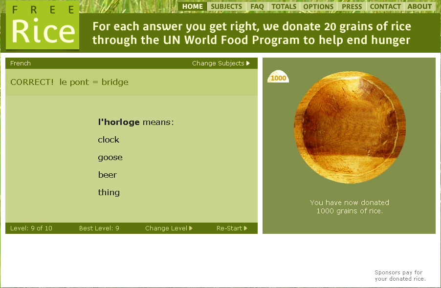 FreeRice - Image 4