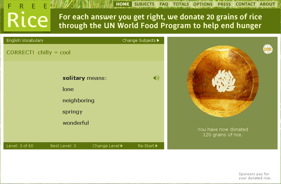 FreeRice - Image 3