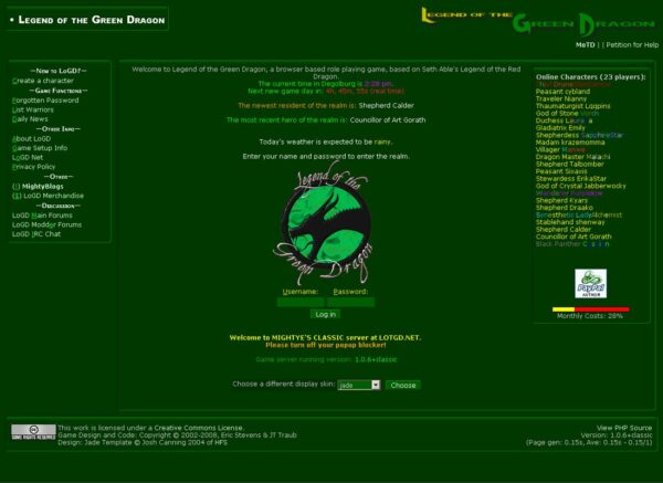 Legend of the Green Dragon