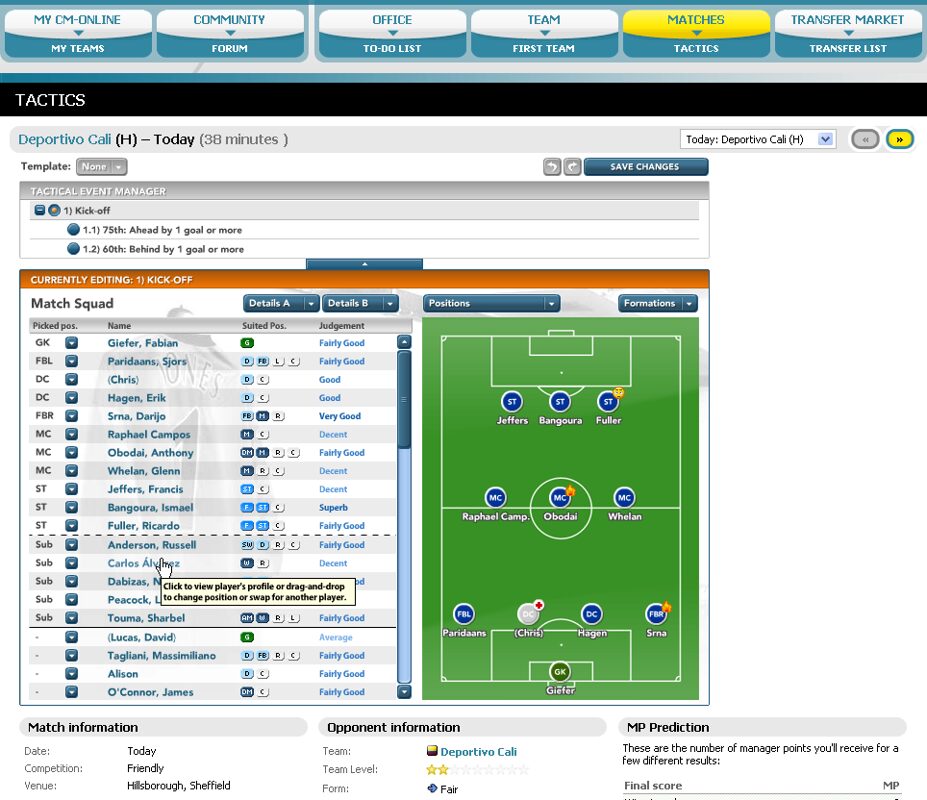 Championship Manager Online - Image 2