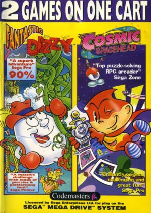 Codemasters 2 in 1: Fantastic Dizzy + Cosmic Spacehead