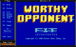 Worthy Opponent