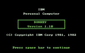 PC-DOS (included game)