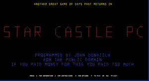 Star Castle PC