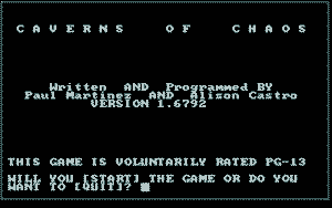 Caverns of Chaos