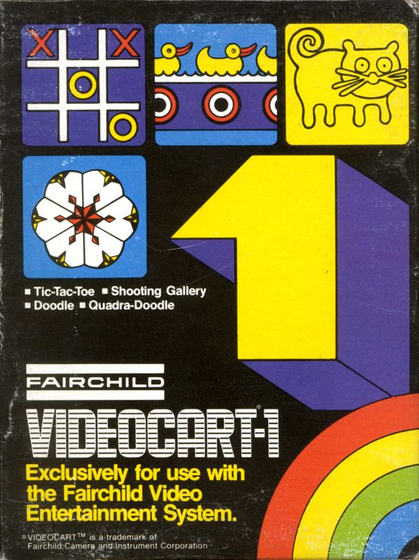 Videocart-1: Tic-Tac-Toe, Shooting Gallery, Doodle, Quadra-Doodle
