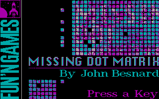 Missing Dots Matrix