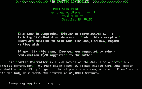 Air Traffic Controller