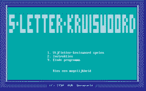 5-Letter-Kruiswoord