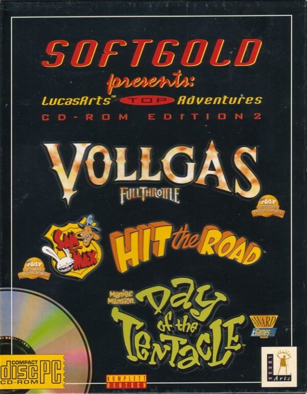 Softgold presents: LucasArts Top Adventures (CD-ROM Edition 2)