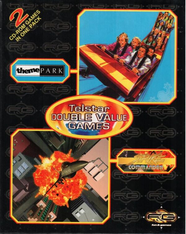 Telstar Double Value Games: Theme Park + Strike Commander
