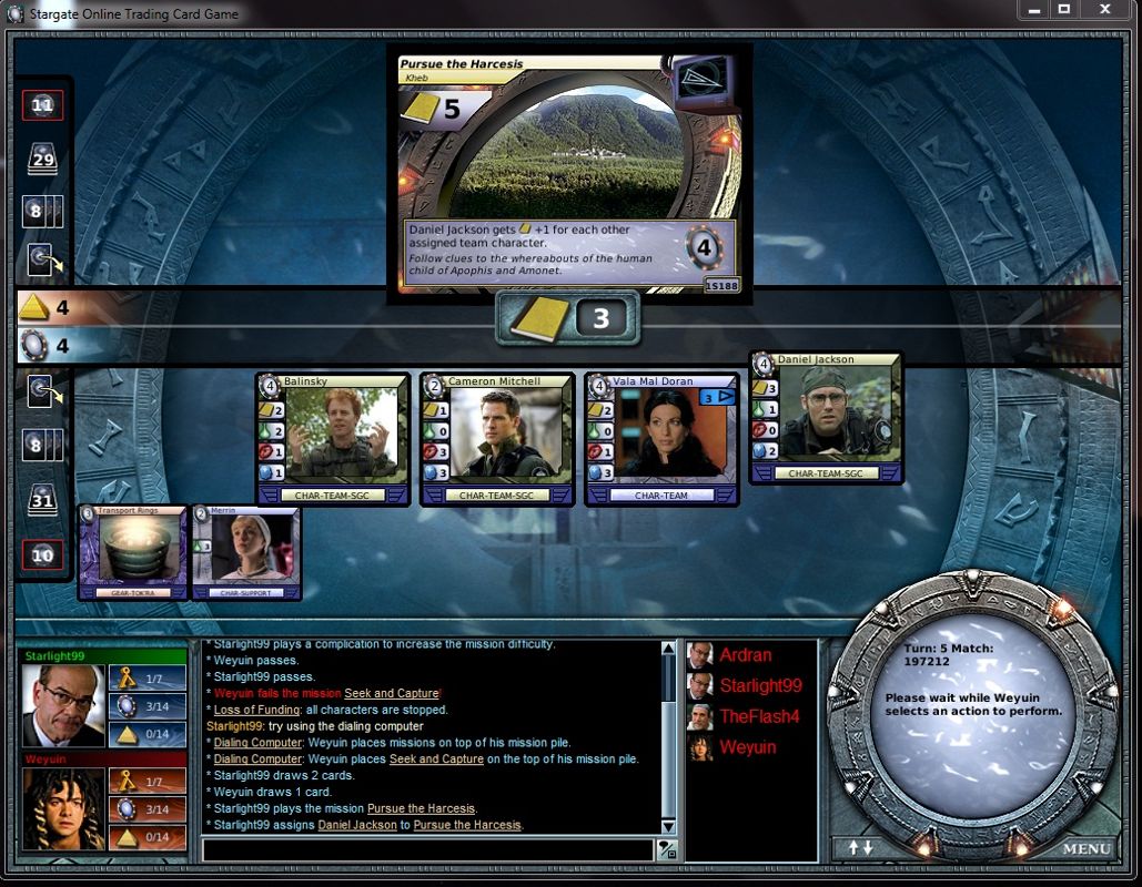 Stargate Online Trading Card Game - Image 3