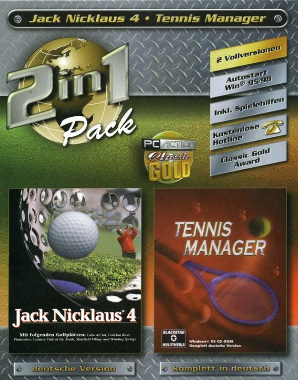 2 in 1 Pack: Jack Nicklaus 4 / Tennis Manager