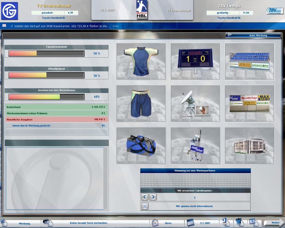 Heimspiel: Handballmanager 2008 - Retro Replay