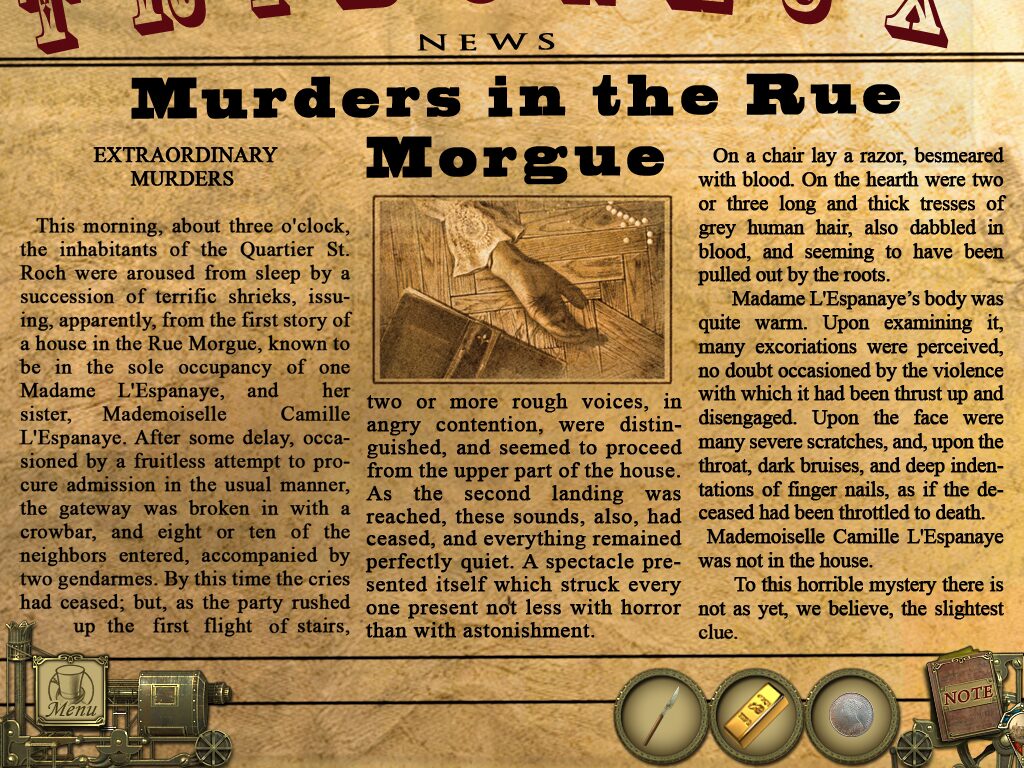 Dark Tales: Edgar Allan Poe's Murders in the Rue Morgue (Collector's Edition) - Image 4