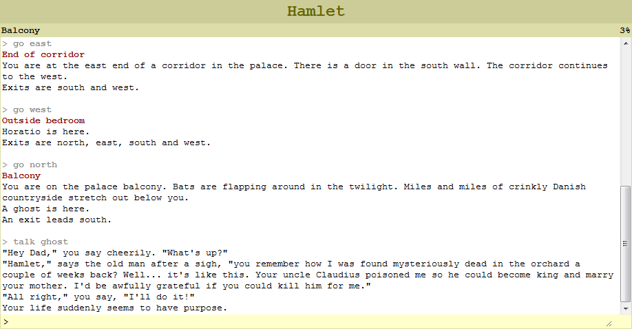 Hamlet: The Text Adventure - Image 2